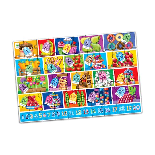 Jumbo Floor Puzzle - Numbers: 50 Pcs